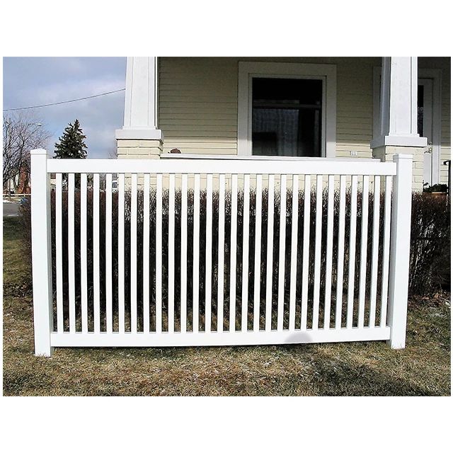 Hot sale cheap staircase modern decorative balcony white patio plastic vinyl pvc railing