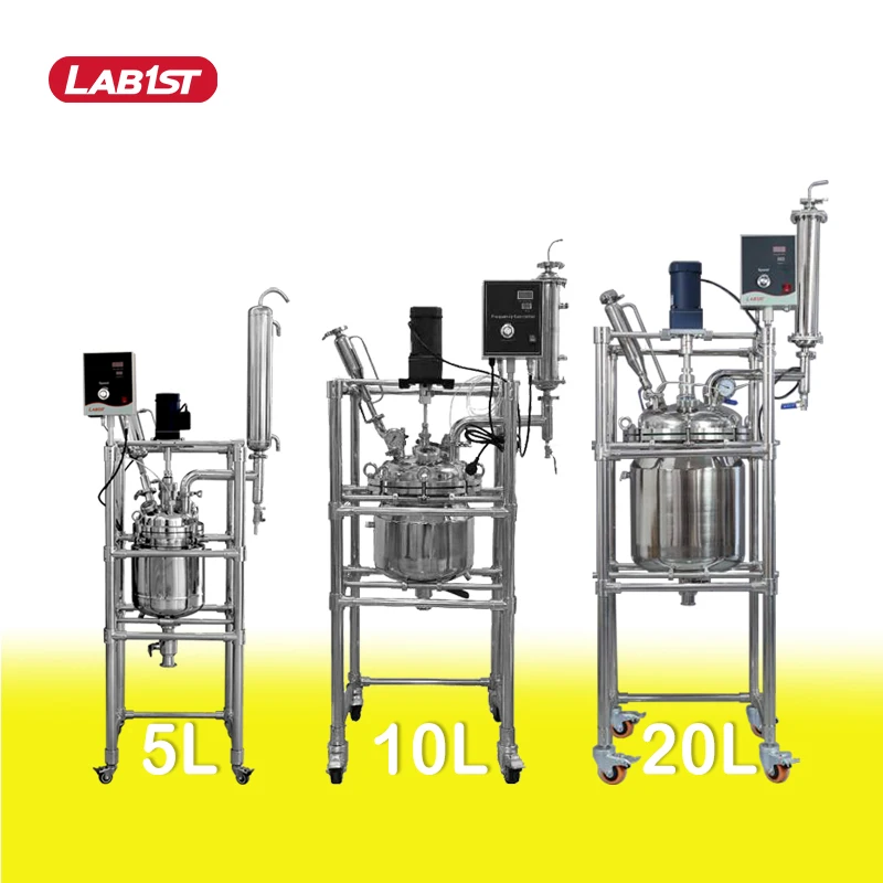 Manufacture Price OEM Customized Lab laboratory Industrial Jacketed Chemical Stainless Steel Decarboxyl Decarboxylation Reactor