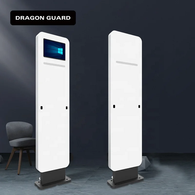DRAGON GUARD RIA06 Smart Access Control Anti-theft Gate Walk Through Security Entry Door UHF RFID Gate Reader
