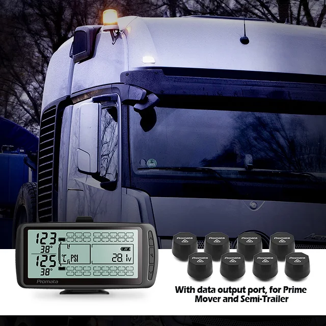 Universal Truck Tpms Tire Pressure Monitoring Truck Fleet Tpms Tire Pressure Sensor With Wholesale Price
