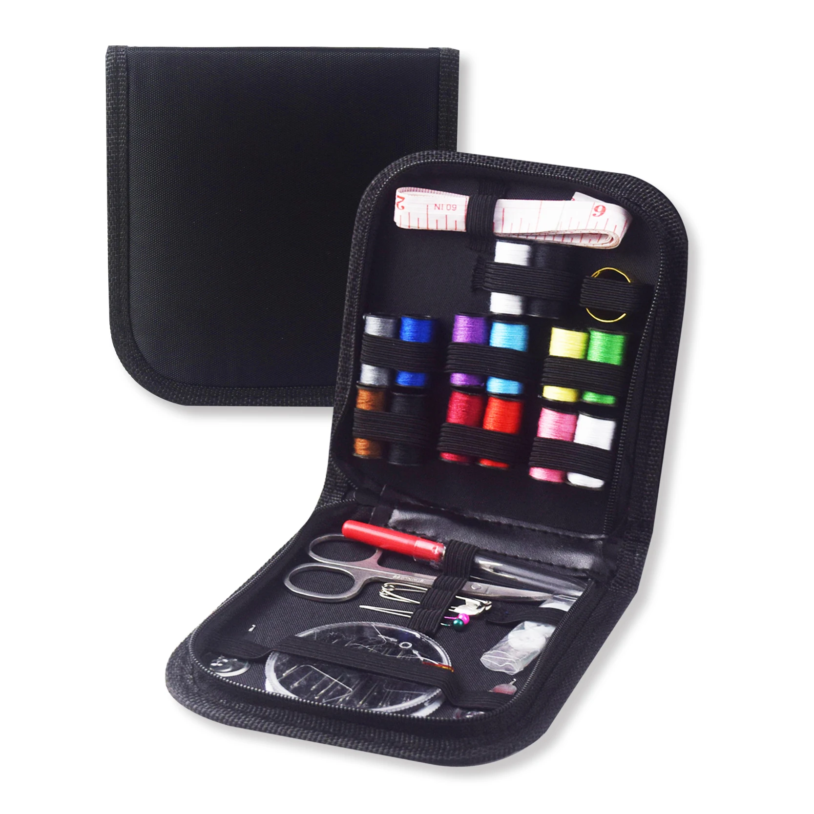 DIY 28pcs Sewing kit for Adults Beginners Home Portable Sewing Kit with Scissors Thimble Thread Needles Sewing Supplies set