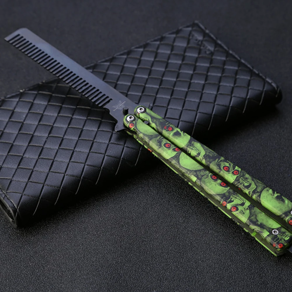 OUMO-New product sales promotion beautiful shaving fold Butterfly comb