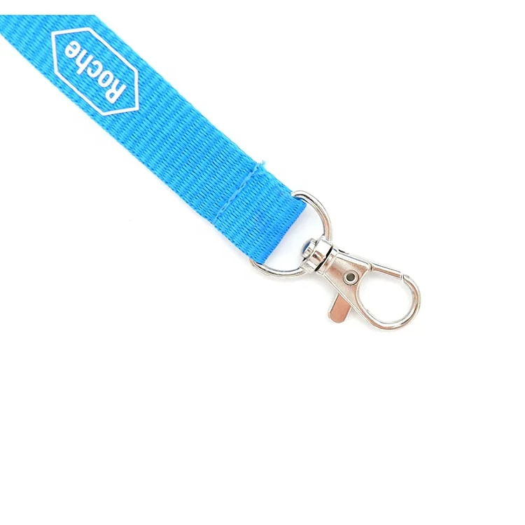 
Polyester material custom silk screen logo designer lanyards for keys 