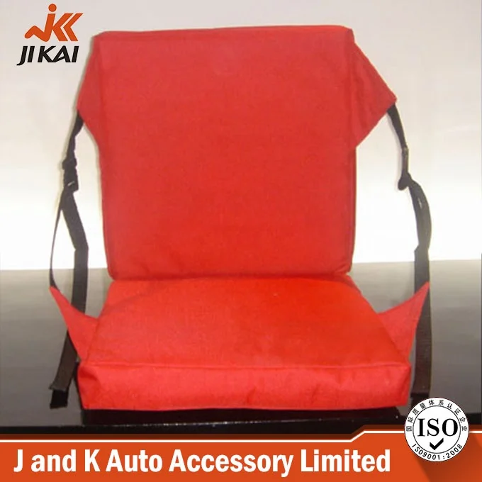 Portable seat stadium folding cushion chair with backrest, foldable seat cushion for outdoor