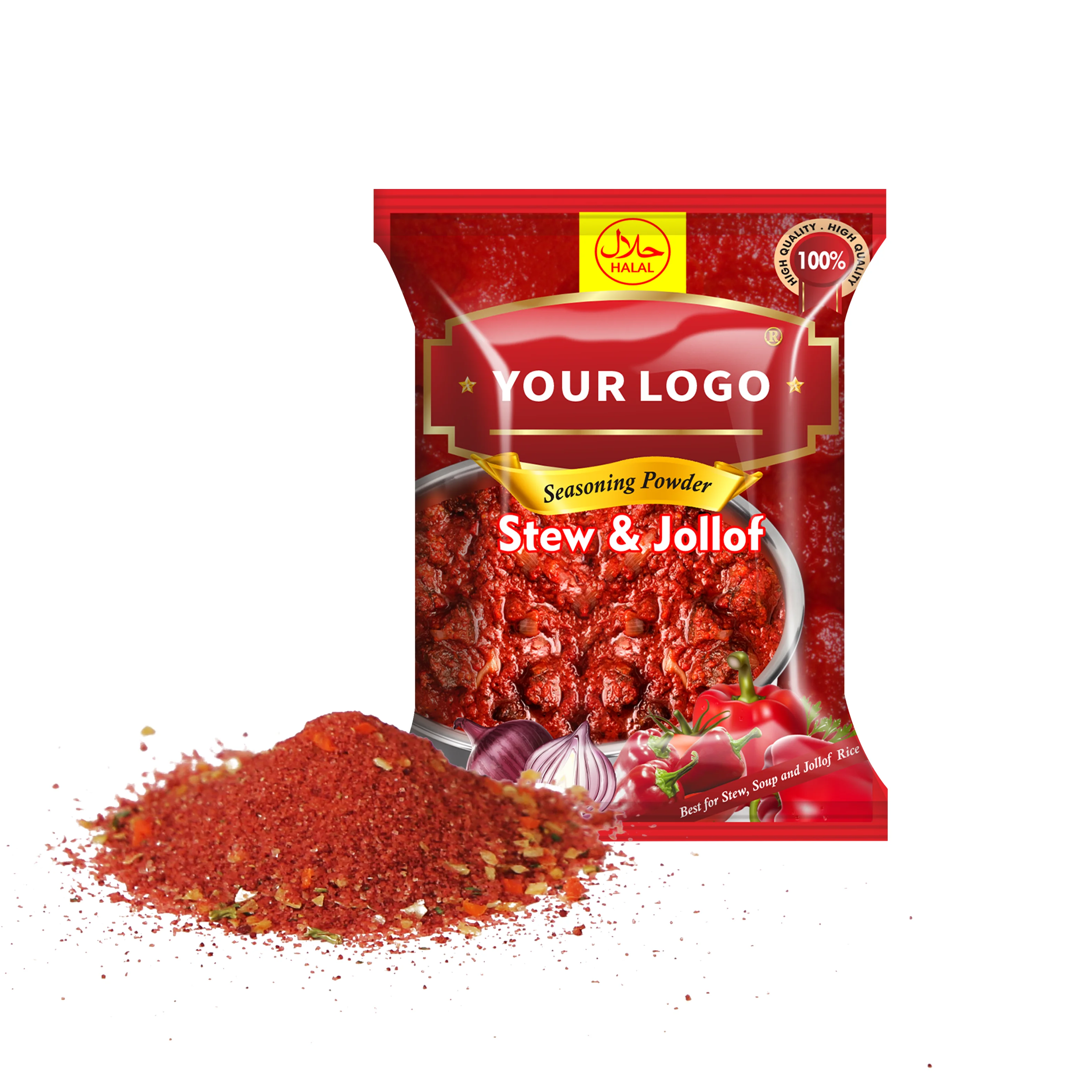 10g stew&jollof bouillon seasoning soup powder HALAL