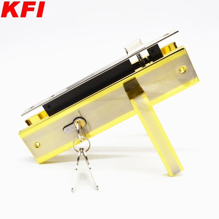 Bedroom interior door handle with lock for Africa market