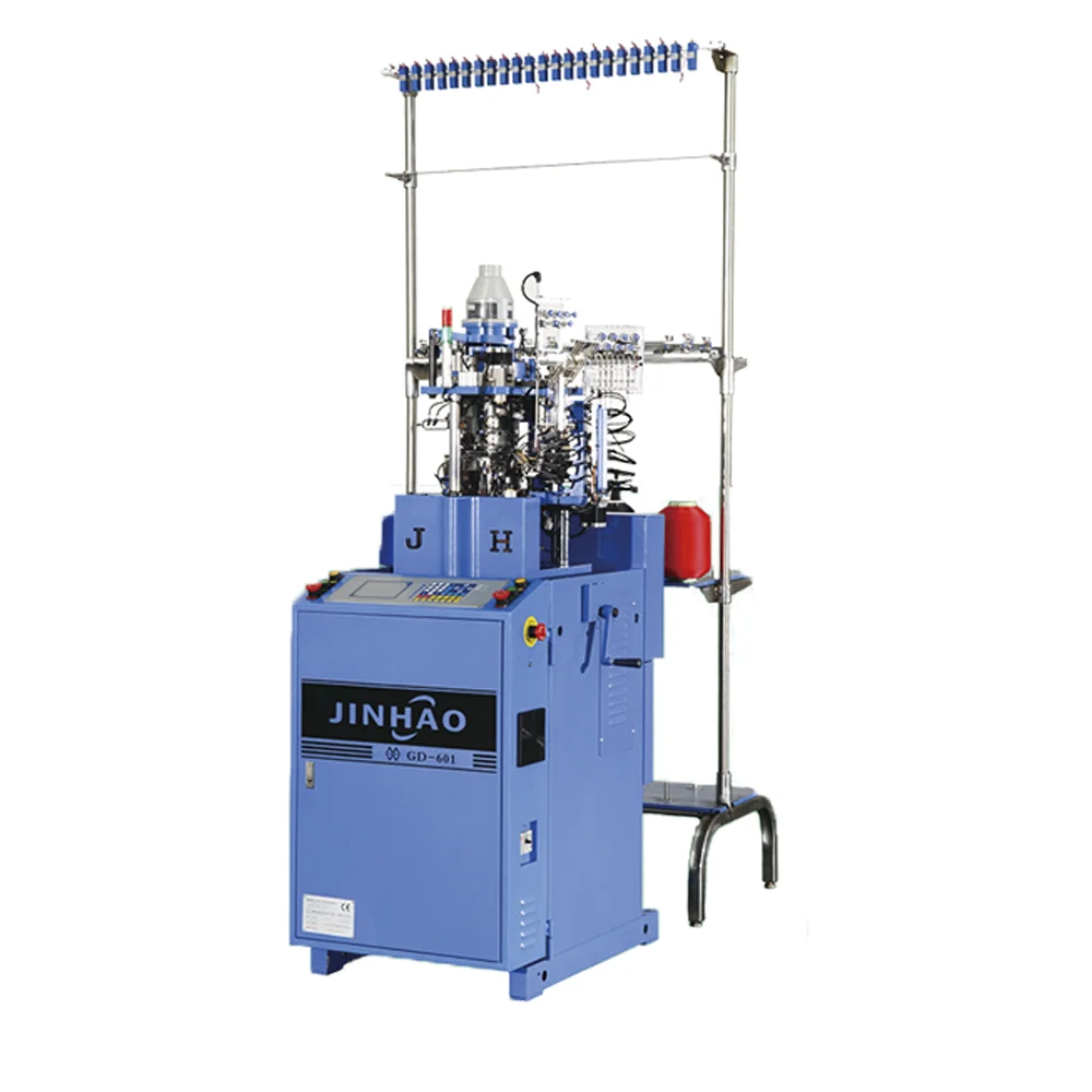 GD-WSD высококачественный двухцилиндровый полностью компьютеризированный простой вязальный станок для носков, зимние толстые махровые носки, машина для производства корейских носков