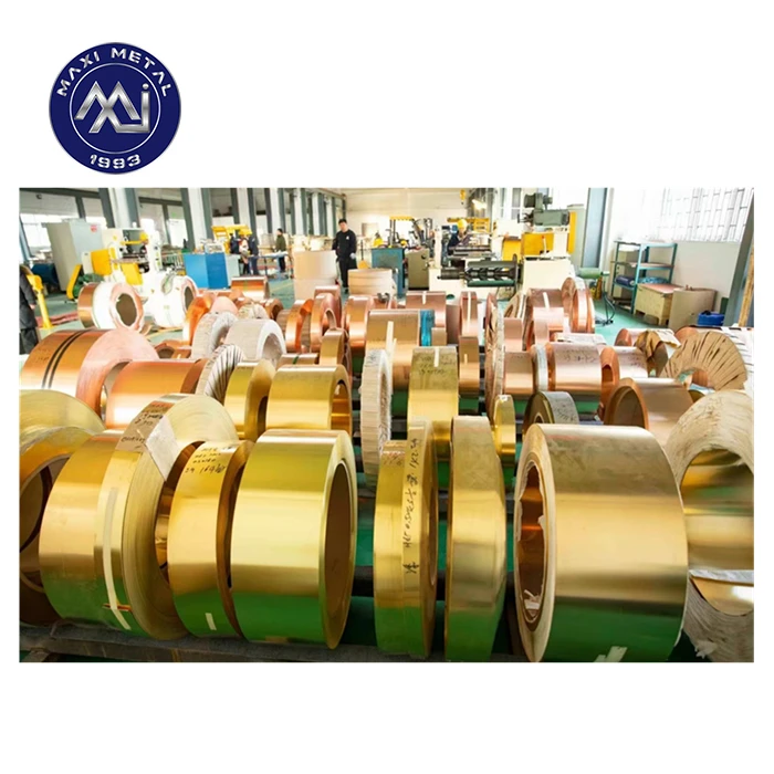 Bright colour factory price brass H70 C26000 copper strip coil foil