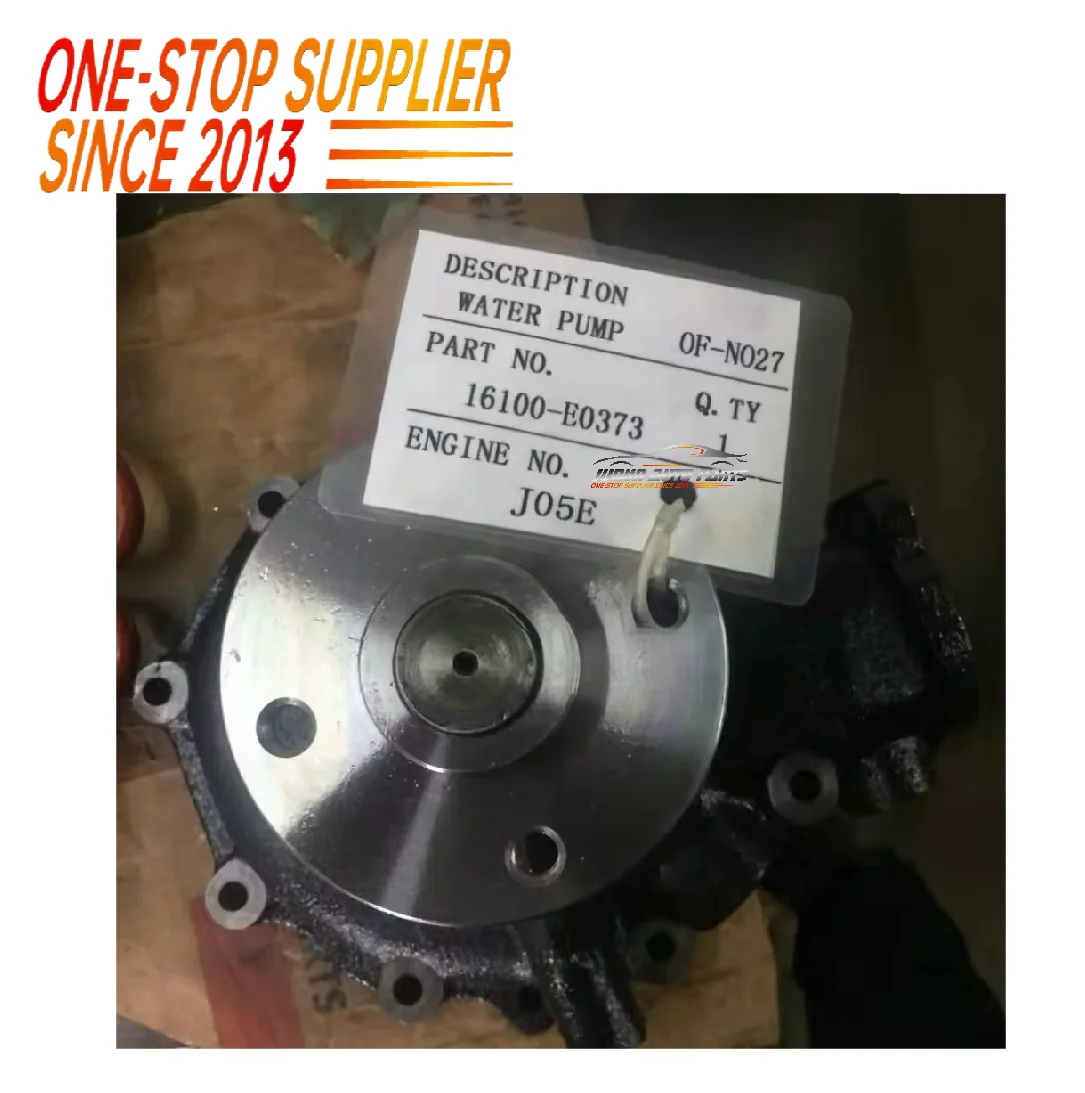 one-stop supplier truck engine parts diesel engine parts J05E WATER PUMP for hino 300 16100-E0373 16100E0373