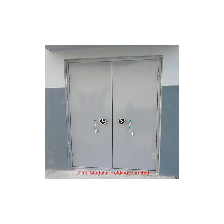 Factory Supply CHAM-BRD888 Double Leaf Blast Resistant Door for Foundries Plants
