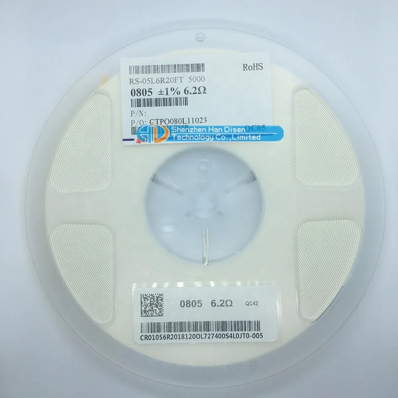 Resistors 0805 287kR 287K OHM 1% 1/8W 2 x 1.25 x 0.5mm Thick Film Resistors CRCW0805287KFKEA