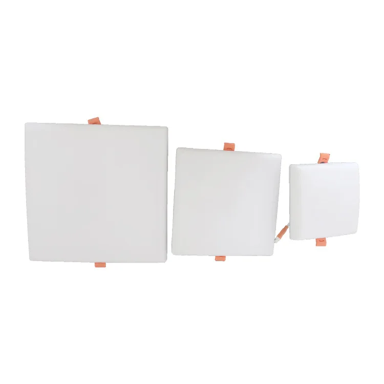 No flicker High lumens pcb Panel Light frameless Panel light 9W 18W 24W 36W removable spring to adjust the holding