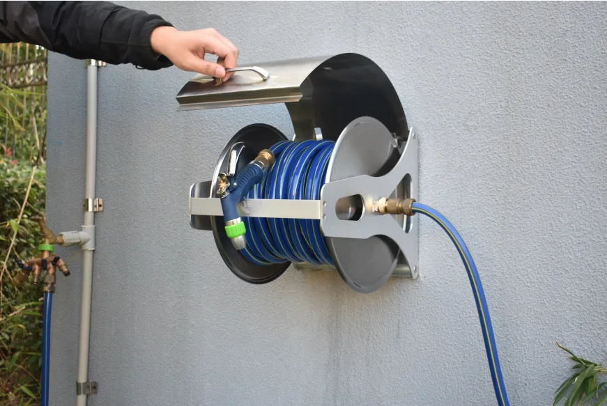 Hot sale multi-function metal garden water hose reel for irrigation,watering,car washing