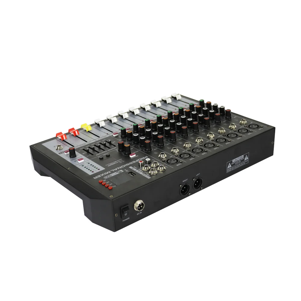 ELM 8 channels mini usb interface controller audio mixer effect sound console mixing