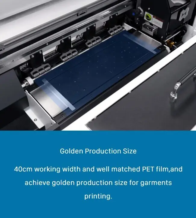 Top quality 40 60 80 cm dual heads i1600 i3200 2400dpi with shaker and dryer DIY t-shirt hoodie sportswear bag dtf printer