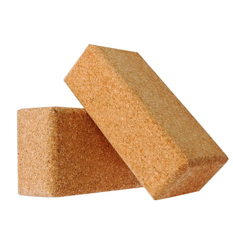 Fitness Equipment Pilates Yoga Bricks Blocks Women Custom Cork Yoga Blocks with Logo