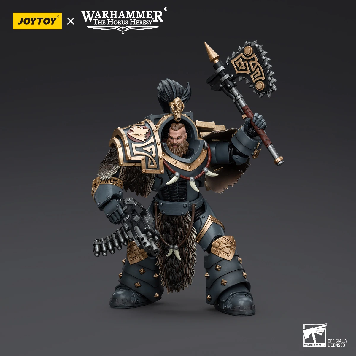 Фигурка JOYTOY 1/18 для Warhammer 40K Космические Волки Varagyr Wolf Guard Squad Terminator 4 JT5857
