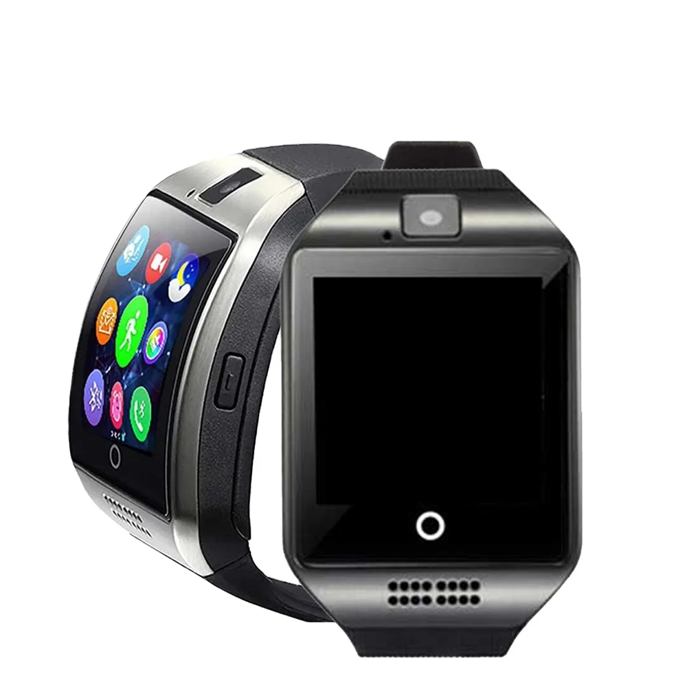 Q18 SmartWatch Full Touch Screen Support SIM Card Call Photo Taking Pedometer Sleep Alarm Clock Smart Watch