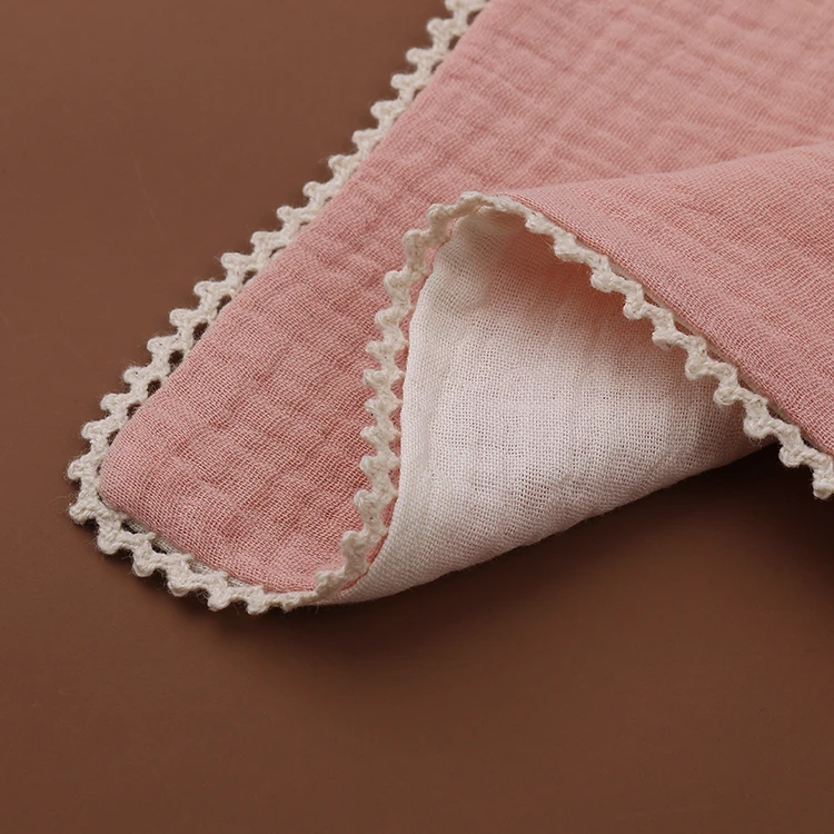 muslin Gauze Blanket Neutral Swaddle Soft Pure Cotton Lace Breathable Skin-Friendly Toddler Wraps blanket 0-6 months