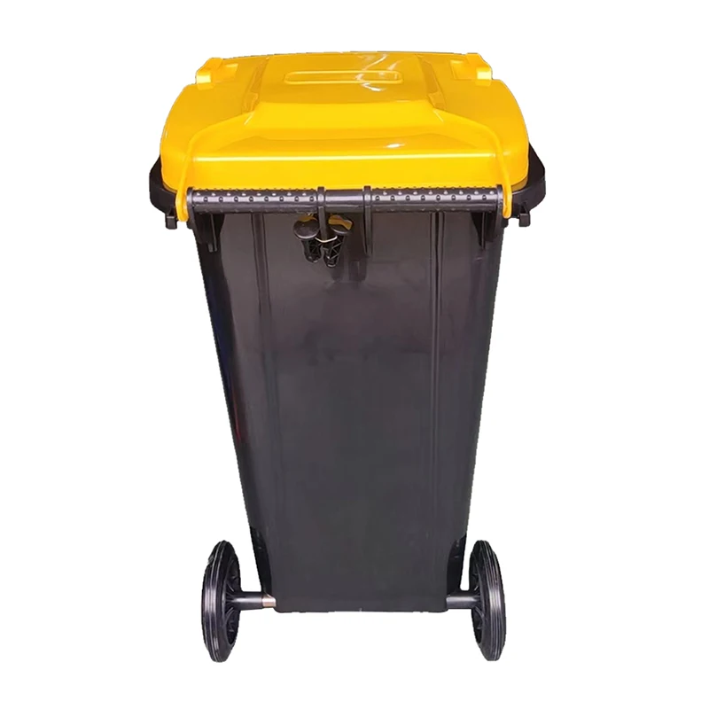120L 240L 360L 2 Wheels Outdoor HDPE Trash Rubbish Industrial Hospital Plastic Waste Garbage Bin