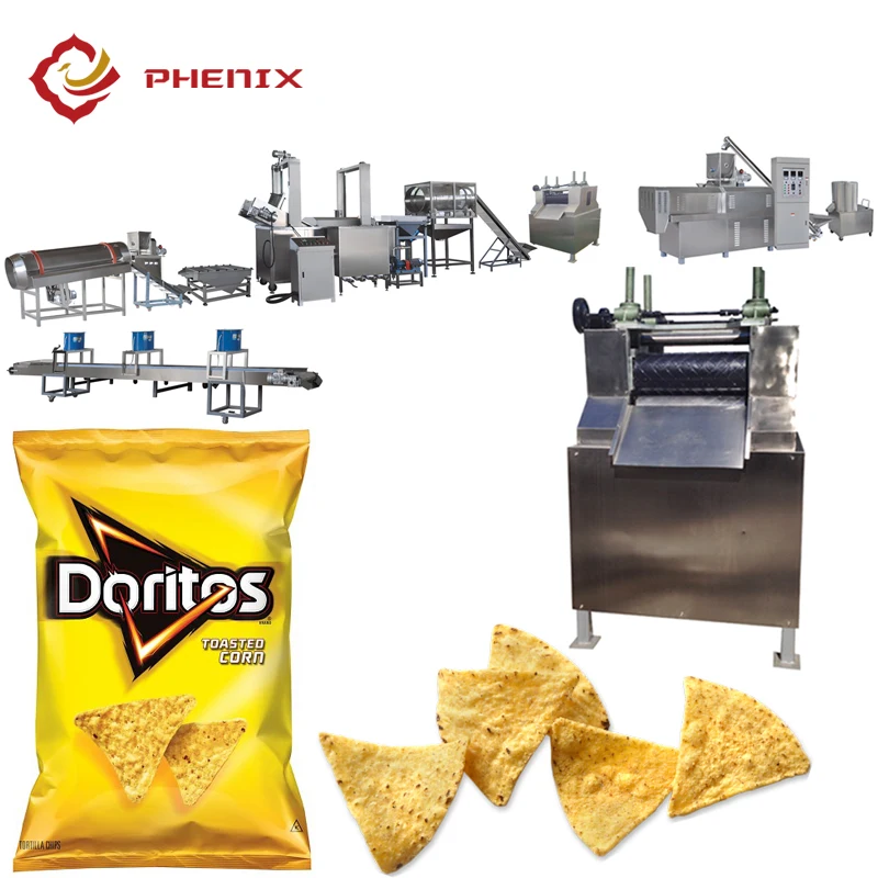 Doritos Bugles Nachos Production Line Triangle Chips Snack Food Making Machines bugles snacks food machines