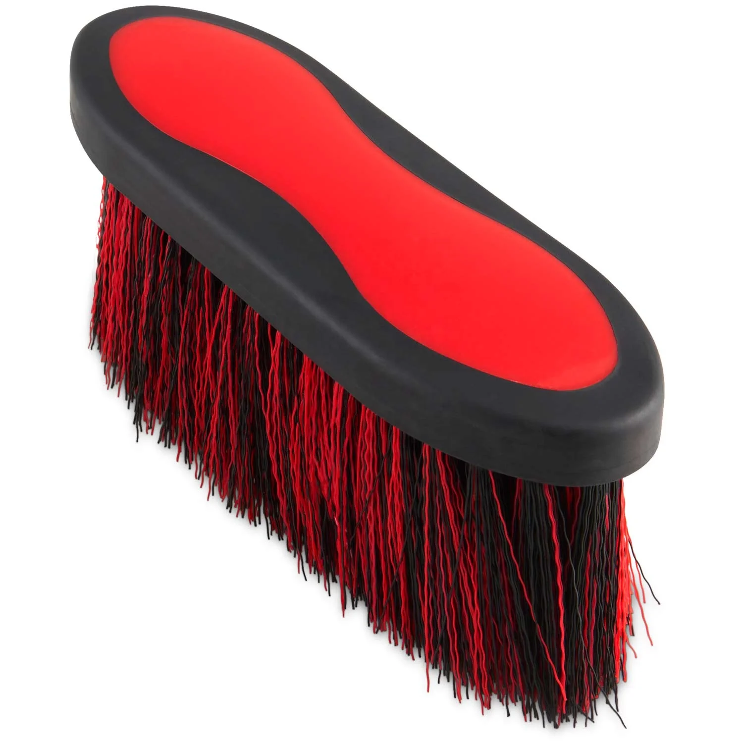 Plastic Horse Dandy Brush With Long Stiff PP Bristles Flick brush for Effective Horse care