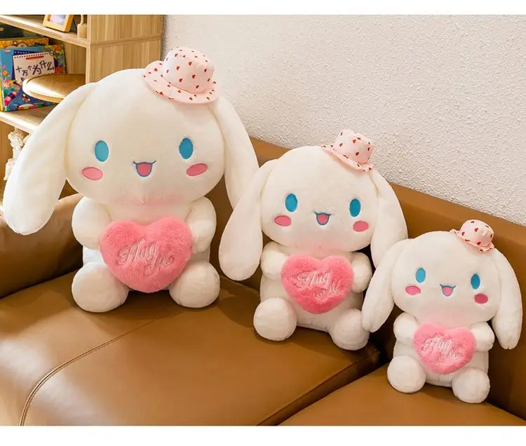 Высококачественная Мягкая кукла Cinnamoroll 30 см Kawaii Sanrio мультяшная плюшевая игрушка