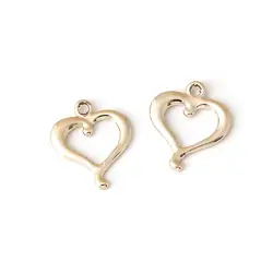 8-10 шт./лот смешанные формы сердце цветок звезда полые треугольные животные Круглые Подвески шармы Ювелирные изделия фурнитура для «сделай сам» серьги материал