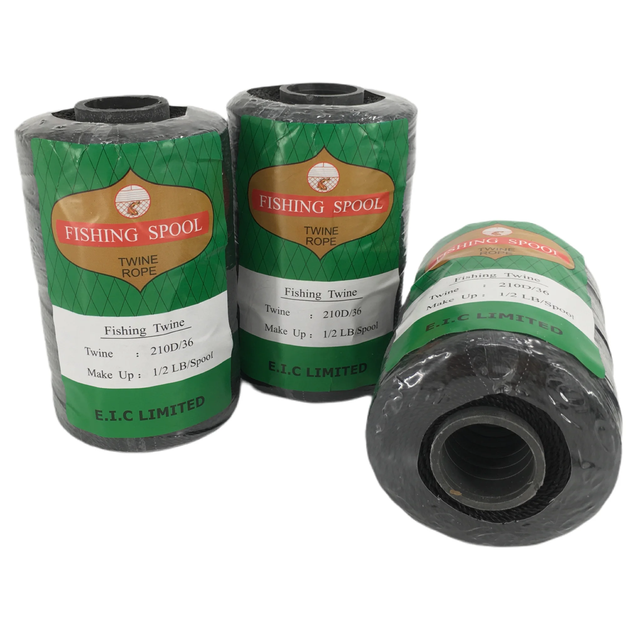 Nylon twine 210D/2-120 fishing twist rope rolls  and any color or length fishing twine