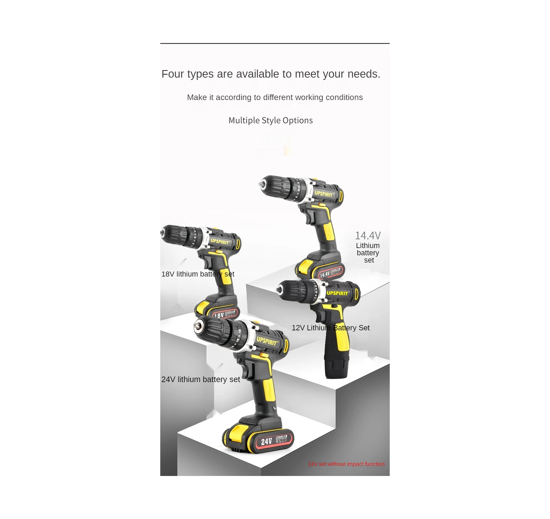 
Sell well new type multi-function 14.4v lithium hand power tools impact electric drill 