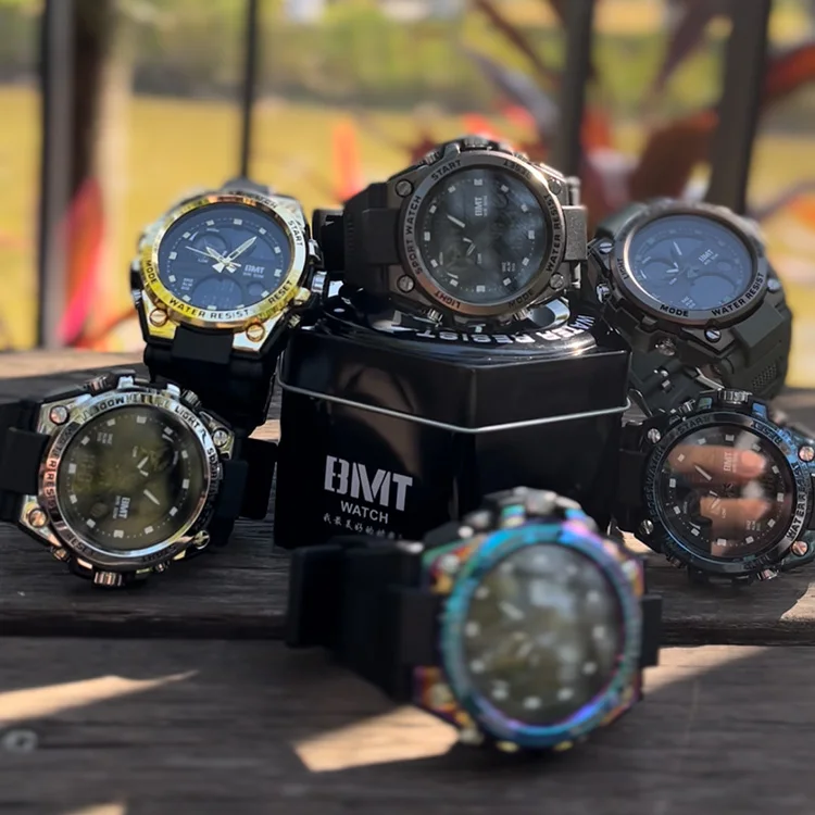 Hight quality multi functional analog digital watch orologio uomo