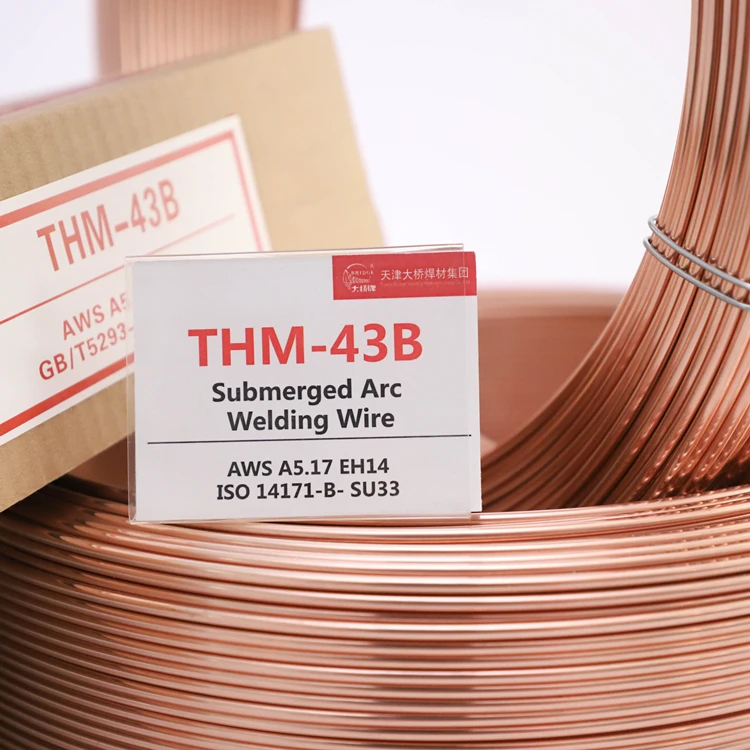 Submerged Arc Welding Wire AWS EH14 THM-43B Bridge Brand factory direct supply