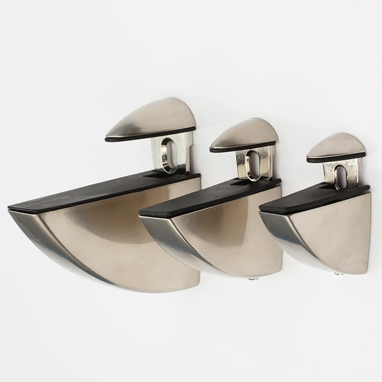 Zinc Alloy Glass Holder Adjustable Metal Bracket G Shape