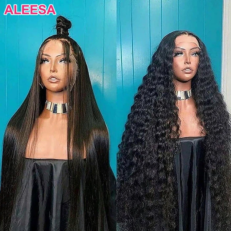 Brazilian HD Lace Front Human Hair Wig,13x6 Transparent HD Lace Frontal Wig,Virgin Cuticle Aligned Full Lace Wig For Black Women