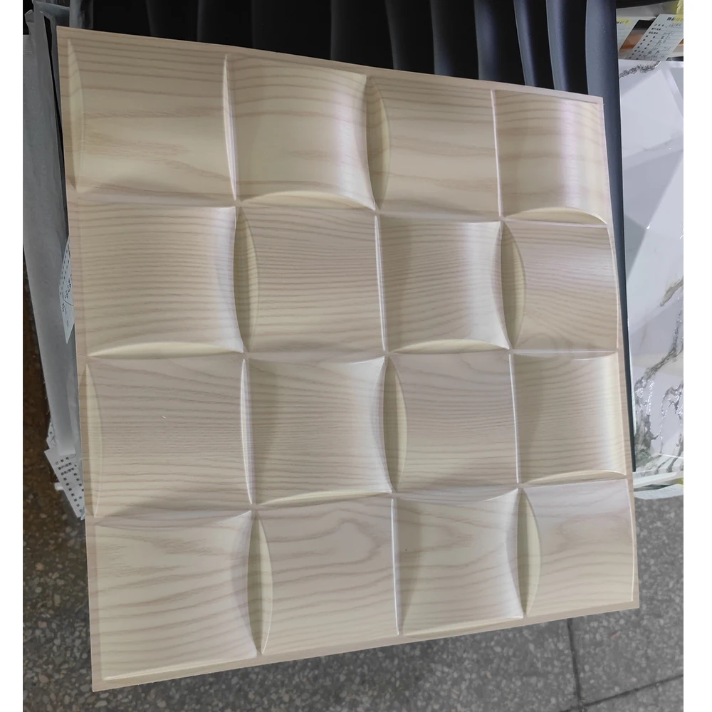 Bulk buy interior panel de parede 3d wall cladding waterproof soft 1mm thicknesses 3d wall panels wood grain