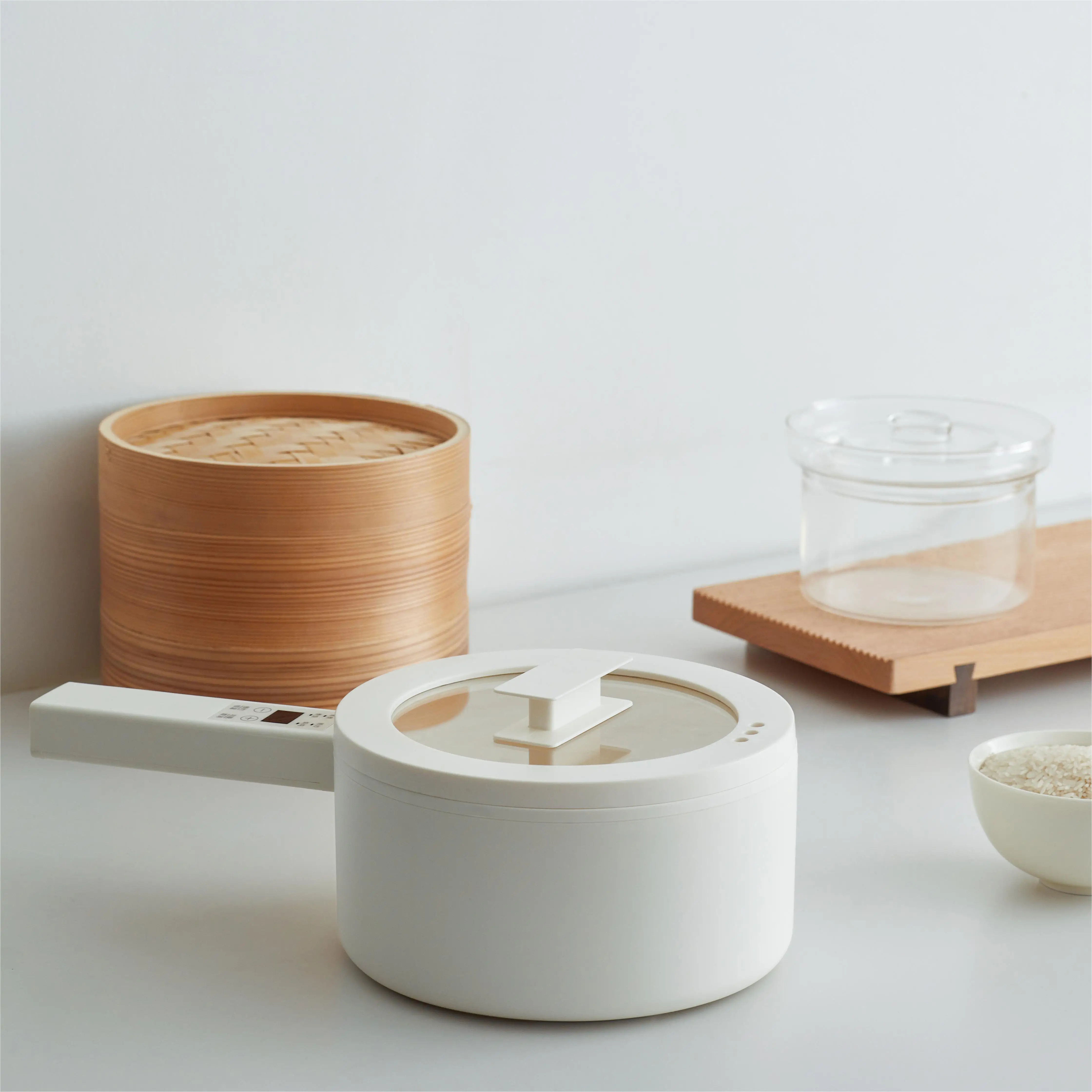 New Design Wholesale Electric Bamboo Steamer Cooking Hot Pot Multipurpose Electric Rice Cooker