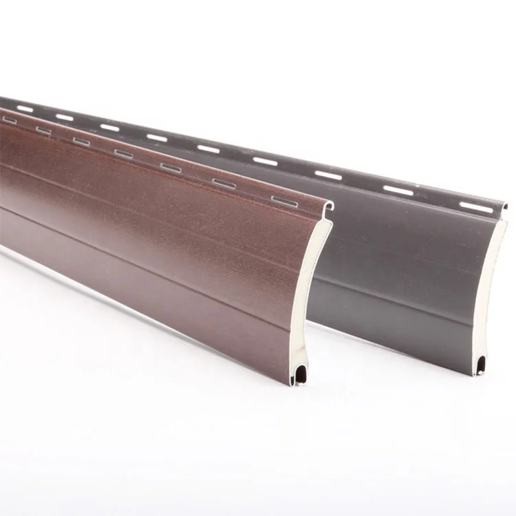 High Productivity  Roller Door Aluminum Window Shutter Pu Foam Roll Forming Machine