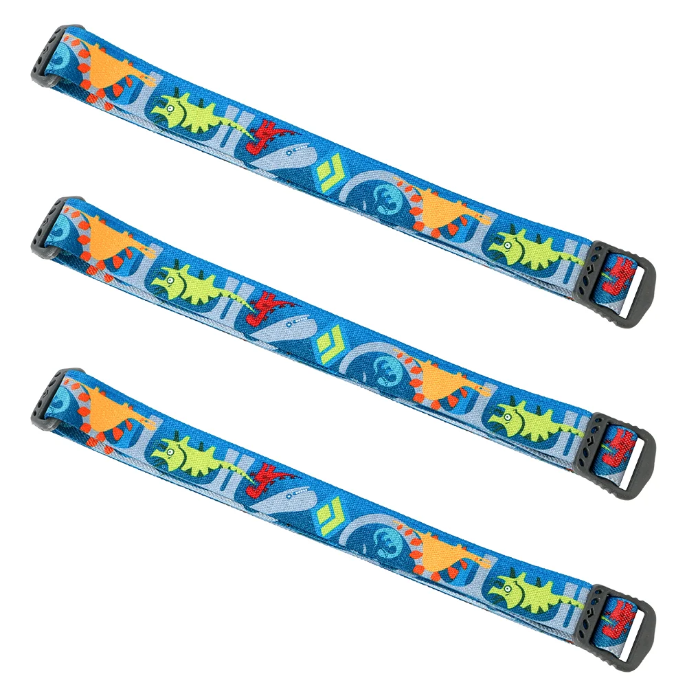 Quality Assurance Headlamp Strap with Hook Loop Elastic Belt Night Adjustable Safety Reflective Headband Webbing Jacquard