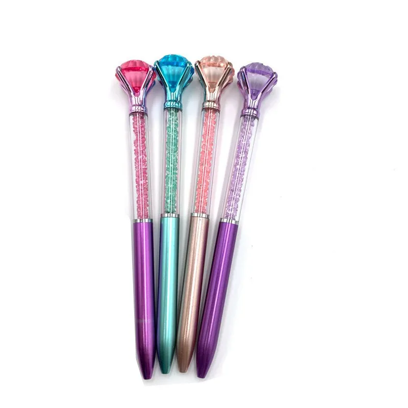 Love Diamond Revolving Ballpoint Pen Color Quicksand Broken Diamond Pen Elementary School Student Reward