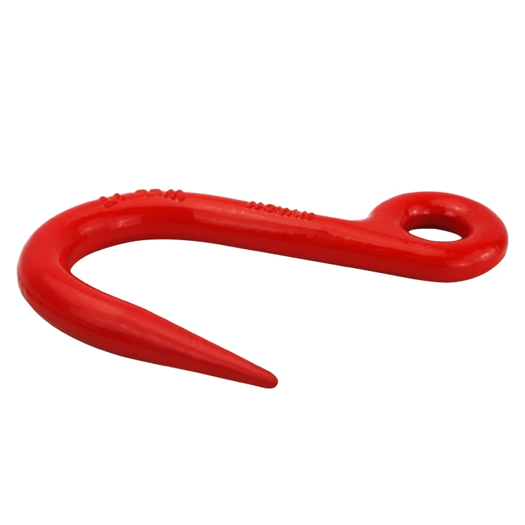 Alloy steel hook ring Steel pipe hook A ton of round eyed Eye foundry hooks for lifting