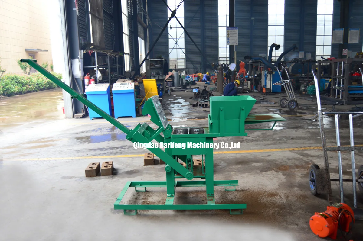 QMR2-40 interlocking brick machine manuel self-locking brick machines