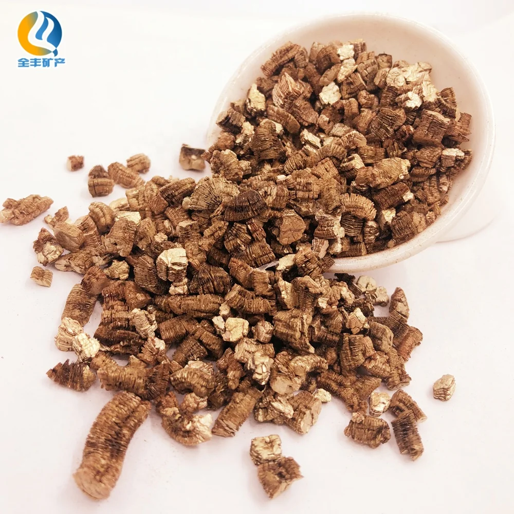 China expanded vermiculite for heat preservation heat insulation, sound-absorbing material use