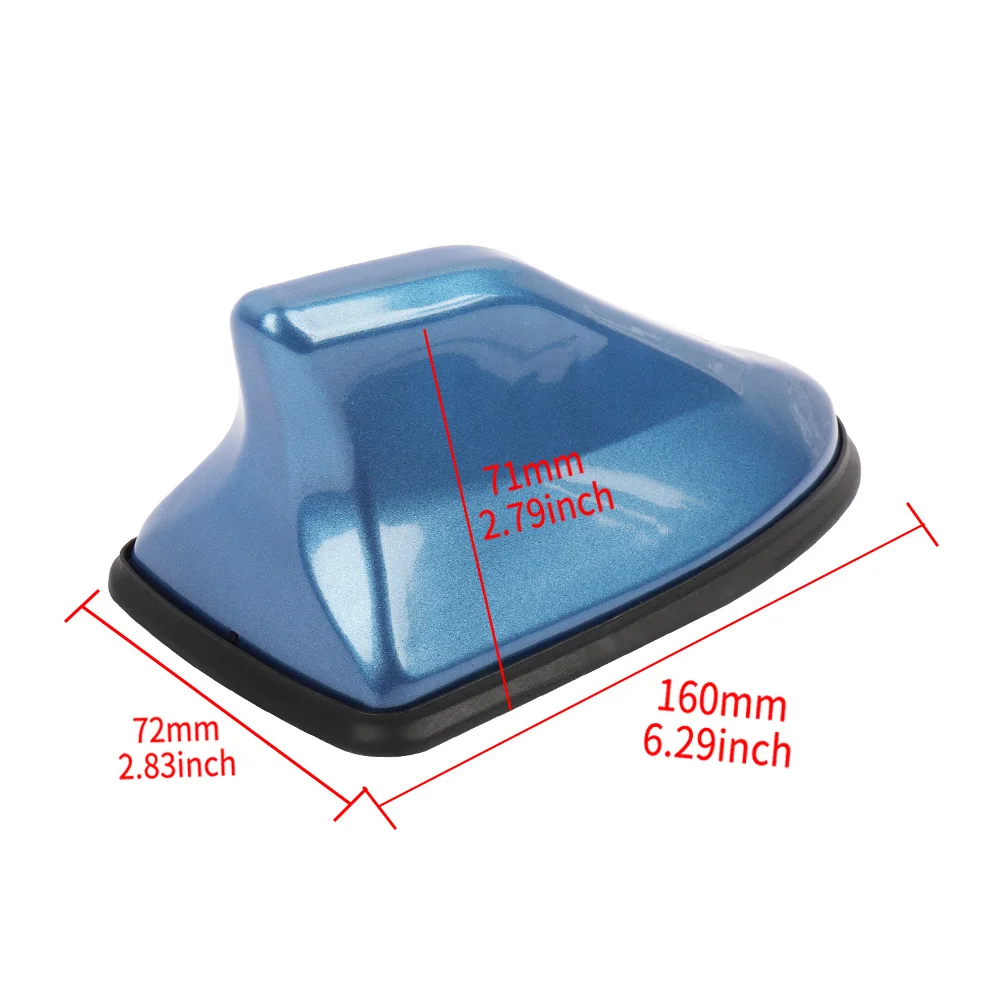 Universal Roof Shark Fin Car Antenna AM FM Radio Signal Aerial Adhesive Tape