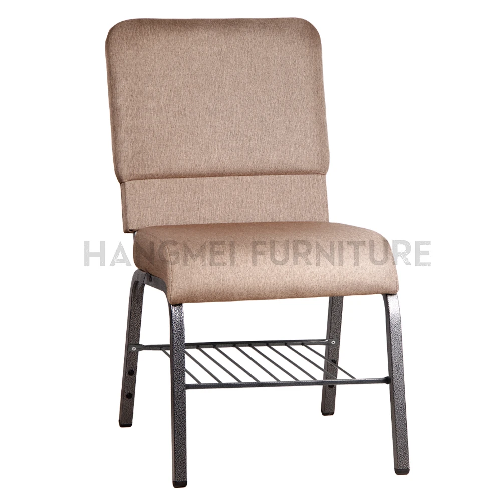 Cheap stackable  interlocking padded church chairs with Writing board