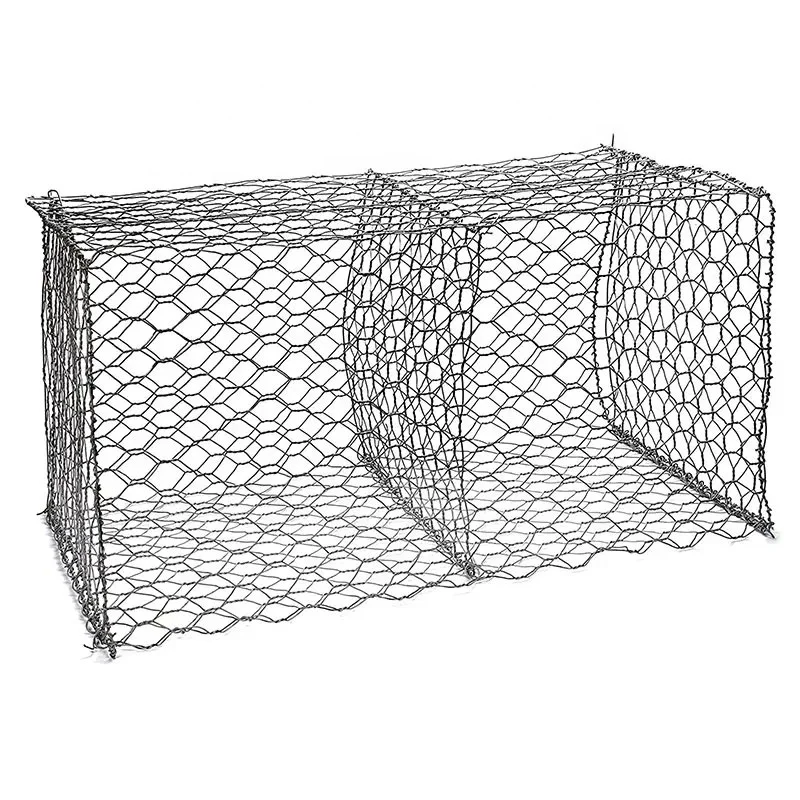80x100mm 2x1x1 pvc galfan 260gsm galvanized wire mesh gabion baskets box