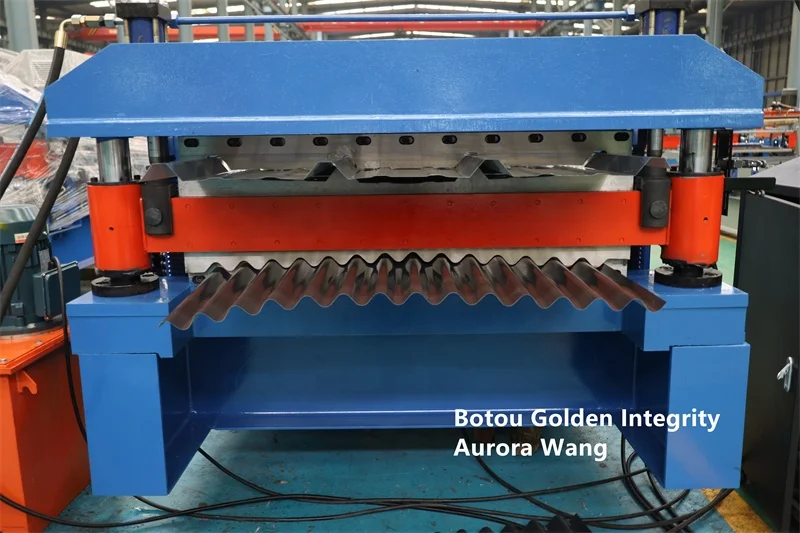 Metal Steel Sheets Roofing Machine Tile Making Machine Corrugated and Trapezoid Roofing Tile Roll Forming Machine Double Layers