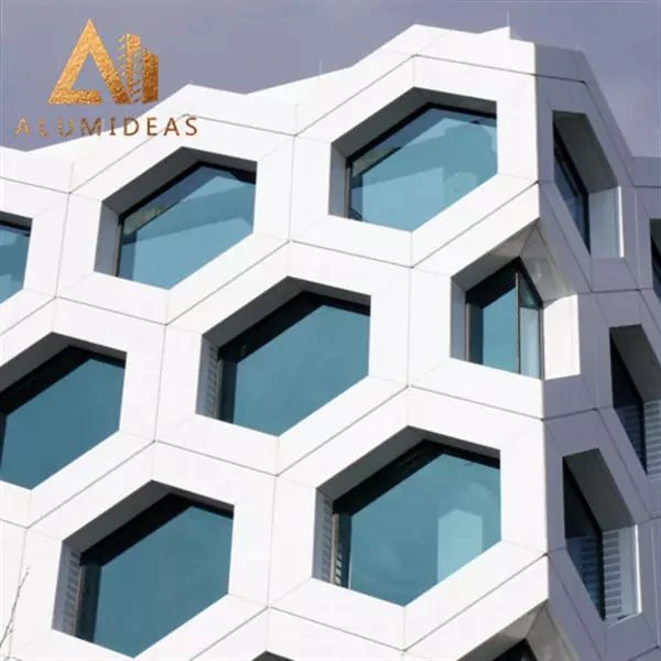 Wall Cladding Facade Foshan Factory Alumideas Direct Supply Easy to Install 2.5 mm Panels