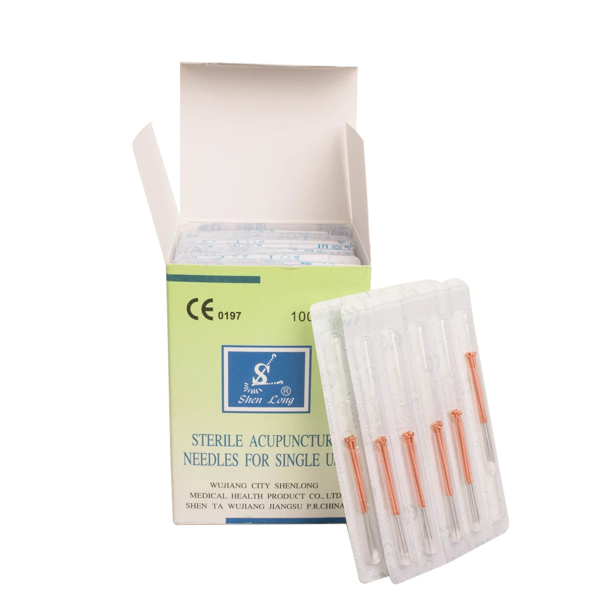 Hot Sale 500 Pieces Copper Handle Sterile Acupuncture Needles