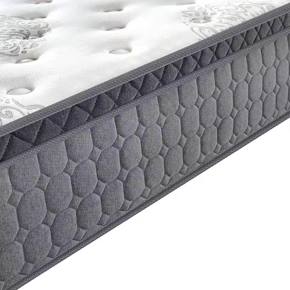 Factory direct good price queen size memory foam spring mattress vacuum compressed roll up in a box mattress