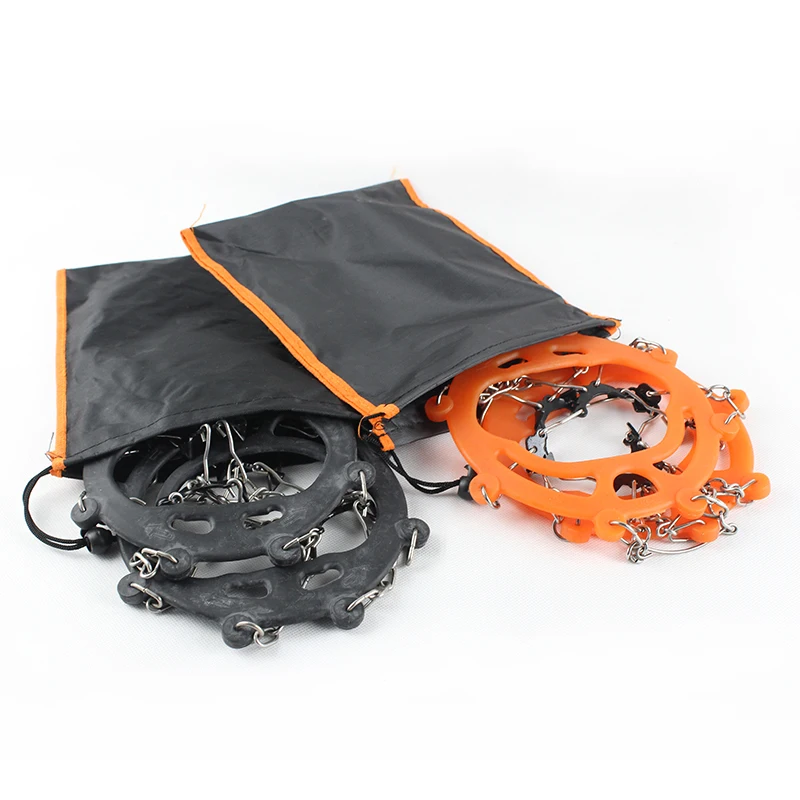 Shoe Snow Chain Slip Resistant Shoes Mountaineering Spike Ice Shoe Grip Spike Ice Traction Cleats Snow Grips Anti-Slip Climbing